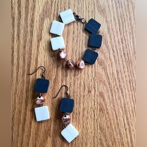Bracelet and Earrings Set